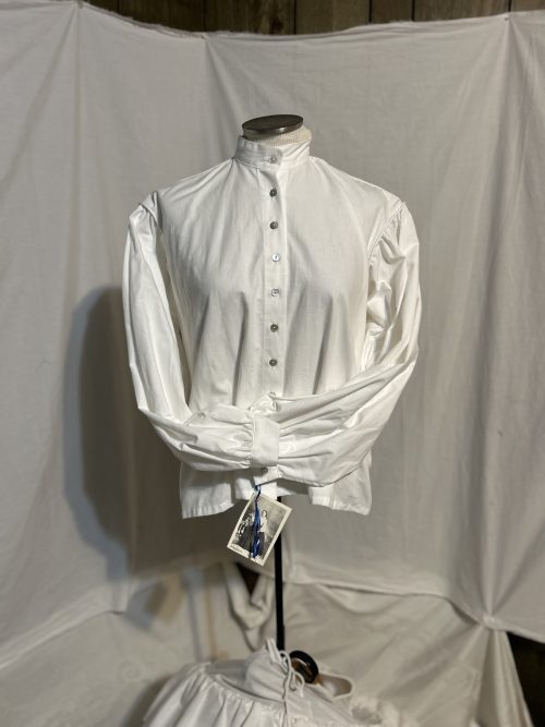 White Garibaldi Blouse