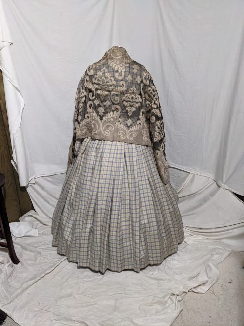 Sheer Wrap with Embossed Pattern